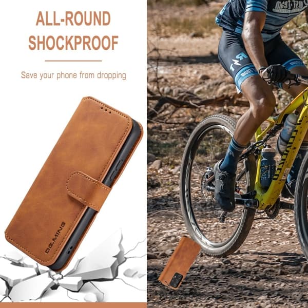 DG.Ming Samsung Galaxy A53 5G Retro Suojakotelo - Ruskea Brown