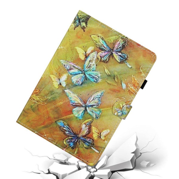 Lenovo Tab M10 FHD Plus vibrant pattern leather case - Butterfly Multicolor