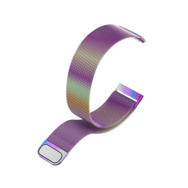 Fitbit Versa 3 klokkerem i rustfritt stål - Flerfarget / Størrelse: S Multicolor