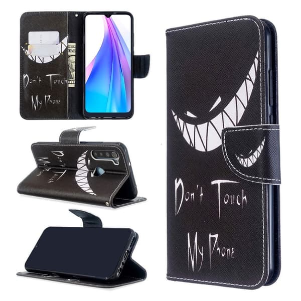 Wonderland Xiaomi Redmi Note 8T etui – Do not Touch My Phone Black