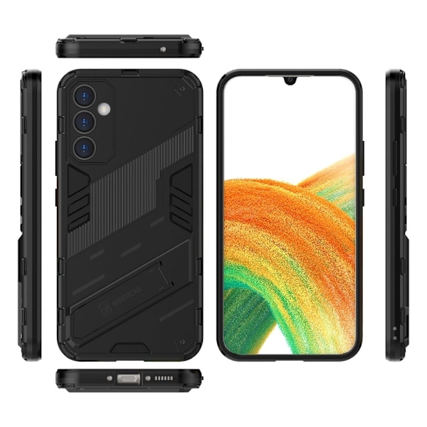 Shockproof Hybrid Skal med A Modern Touch till Samsung Galaxy A34 5G - Svart Svart