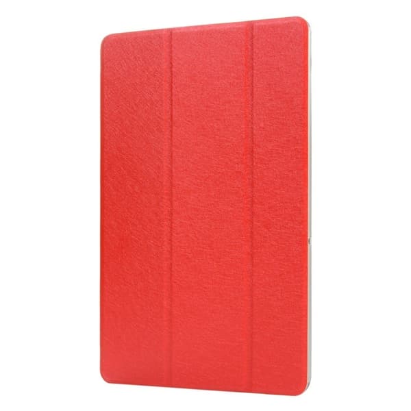 Samsung Galaxy Tab A7 10.4 (2020) silk tri-fold læder flip etui - rød Red