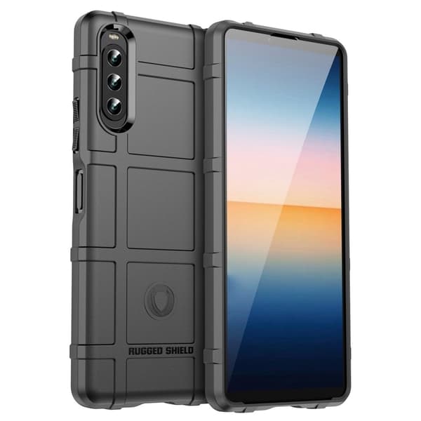 Rugged Shield Sony Xperia 10 IV deksel - Svart Black