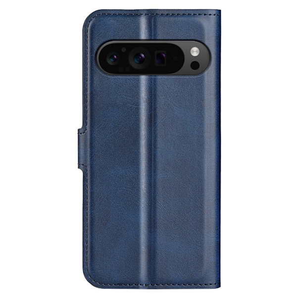 Google Pixel 9 Pro XL læderetui med pung - Blå Blue