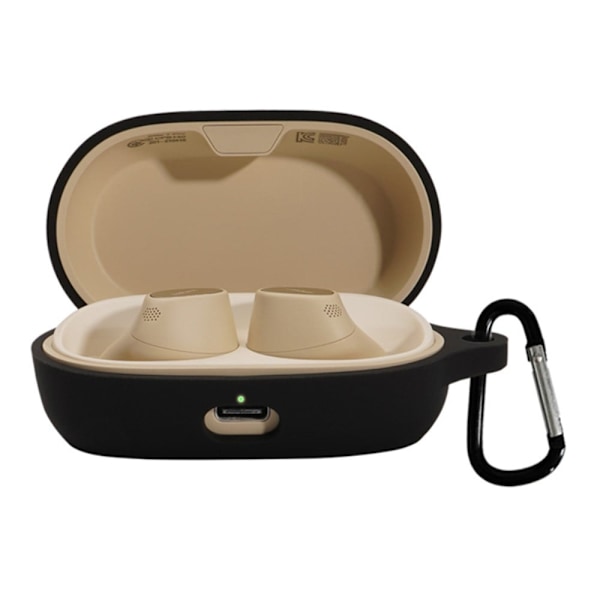 Jabra Elite 7 / 7 Pro silikoneopladningsetui - Sort Black