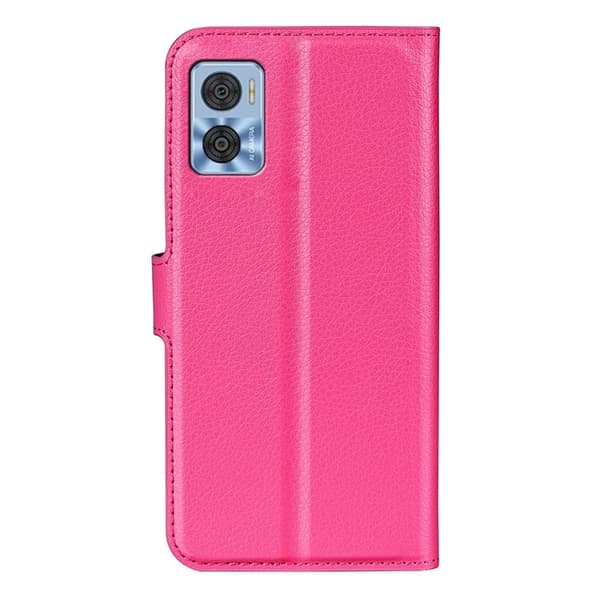 Classic Motorola Moto E22 Läppäkotelo - Rose Pink