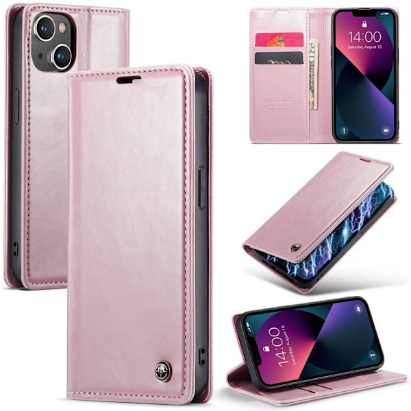 CaseMe lent iPhone 13 fodral - Rosa Rosa
