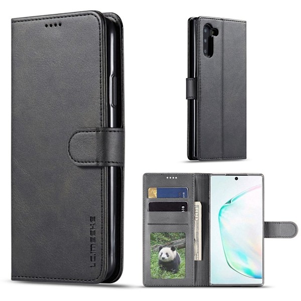 LC.IMEEKE Samsung Galaxy Note 10 Flip Etui - Sort Black