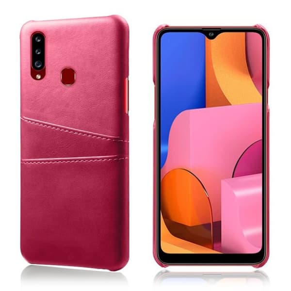 Dual Card Samsung Galaxy A20s deksel - Rose Pink