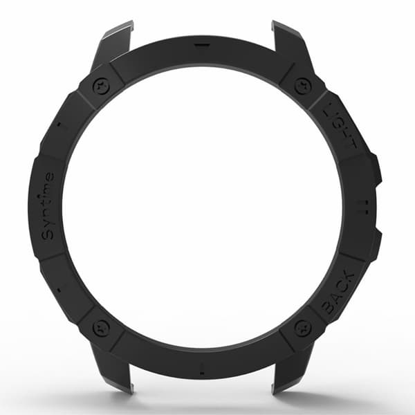 Syntime 2 / 2 Pro Kova kotelo Half Coverage Watch Frame Cover - Musta Black