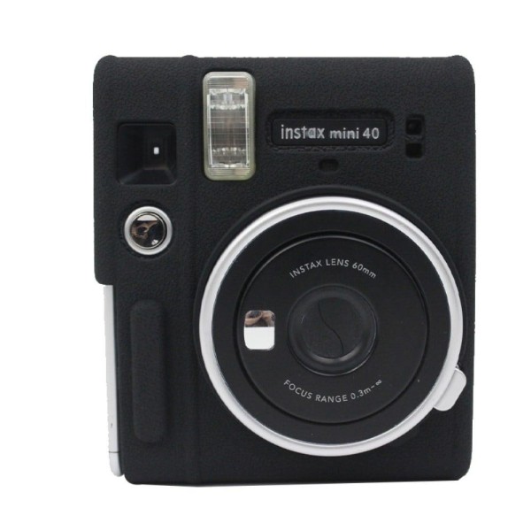 Fujifilm Instax Mini 40 silikonisuojus - Musta Black