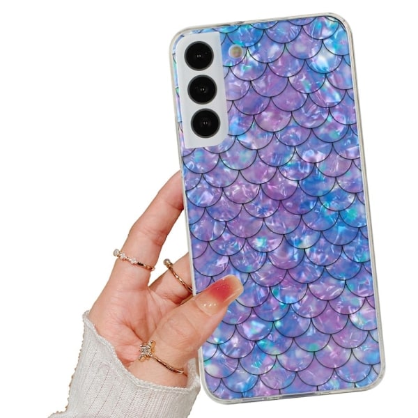 Deco Samsung Galaxy S22 Plus Suojakotelo - Pink Scale Multicolor
