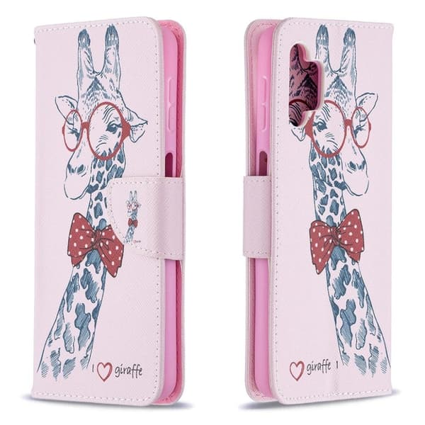 wonderland Samsung Galaxy A32 5G flip etui - Giraffe Multicolor