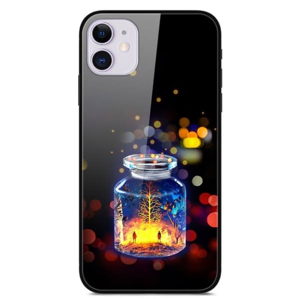 Fantasy iPhone 12 Pro / iPhone 12 kotelot - Toivomus Pullo Multicolor