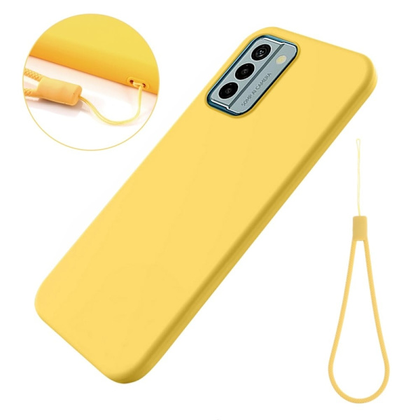 Matte Liquid silikone cover til Nokia G22 - Gul Yellow