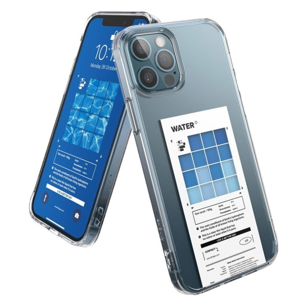 Ringke FUSION DESIGN - iPhone 12 Pro Max - WATER Transparent