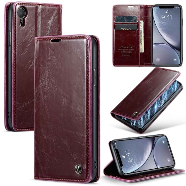 CaseMe iPhone Xr Smooth Suojakotelo - Punainen Red