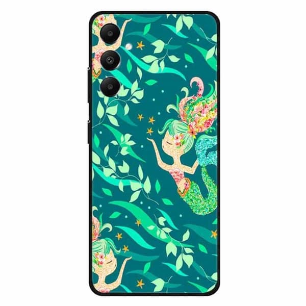 Imagine Samsung Galaxy A05s cover - Tri-Beauty Fish Green
