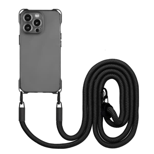 iPhone 15 Pro mjukt TPU-fodral - Svart Svart