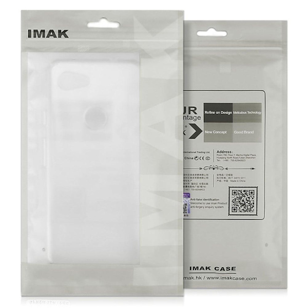 Imak UX-5-skydd för Sony Xperia 10 V - Genomskinlig Svart Svart