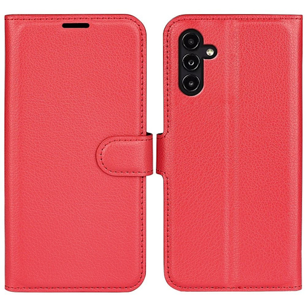 Classic Samsung Galaxy A14 Läppäkotelo - Punainen Red