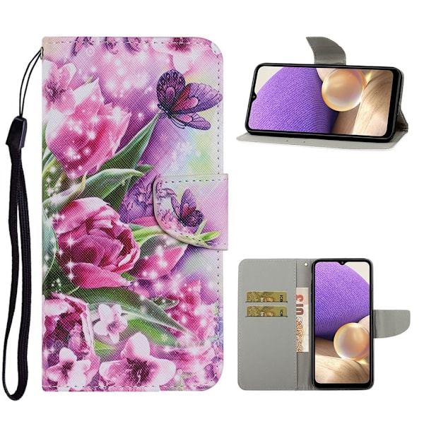 Wonderland Samsung Galaxy A32 fodral -Rosa Rosa
