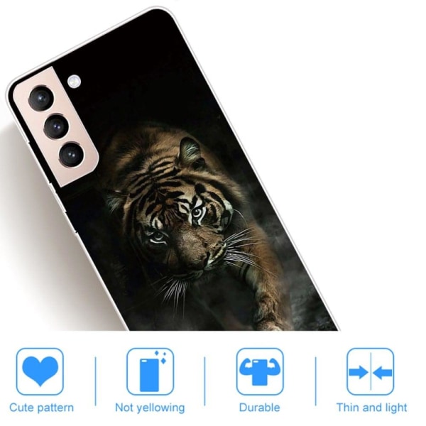 Deco Samsung Galaxy S22 cover - Tiger Multicolor