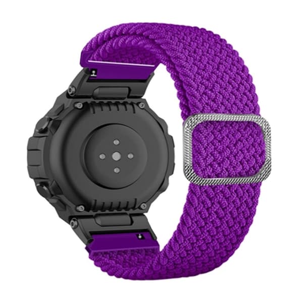 Amazfit T-Rex Pro / T-Rex / Ares fleksibel nylon urrem - Lilla Purple