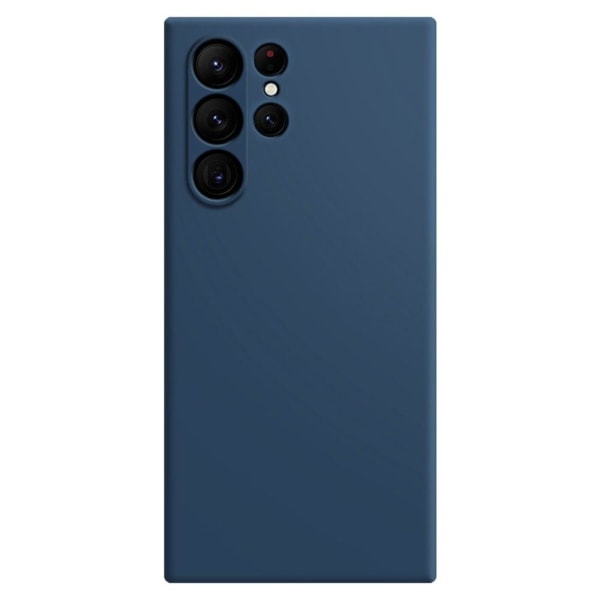 Skråt gummicover mod fald til Samsung Galaxy S23 Ultra - Mørkebl Blue