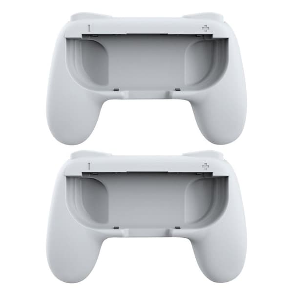 1 pari DOBE Nintendo Switch OLED TNS-851B1 ohjaimen kahvaa Silver grey