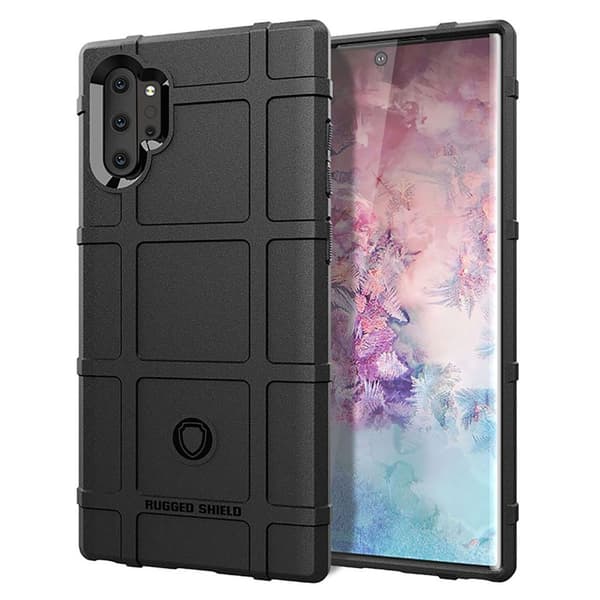 Rugged Shield Samsung Galaxy Note 10 Pro deksel - Svart Black