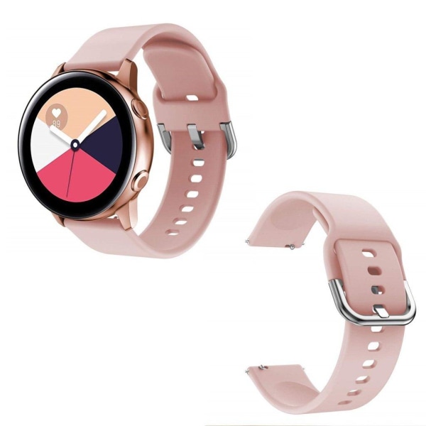 20mm Garmin Vivomove Luxe / Vivomove 3 / Vivomove Style / Venu kestävä silikoninen ranneke - Pinkki Pink