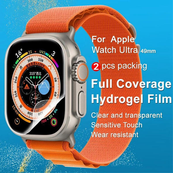 2Pcs IMAK Huawei Watch GT 2 Pro HD screen protector Transparent