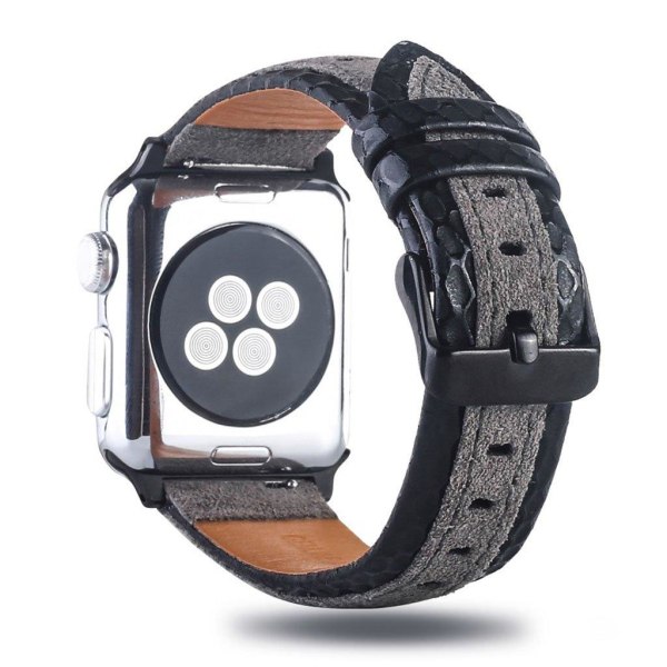Apple Watch Series 4 40mm erstatnings urrem i læder med farver - Multicolor