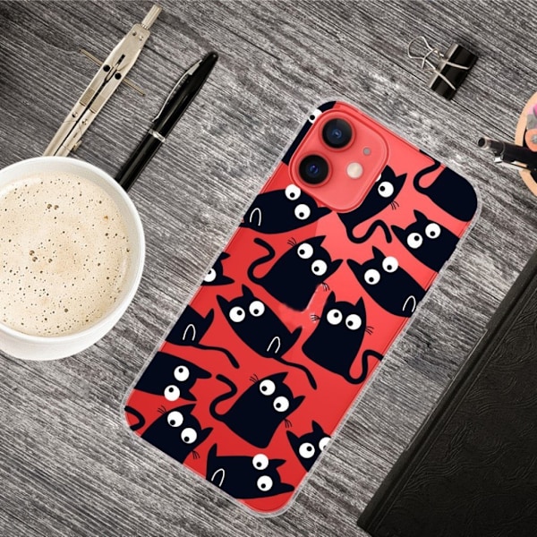 Deco iPhone 13 skal - Små Katter Svart