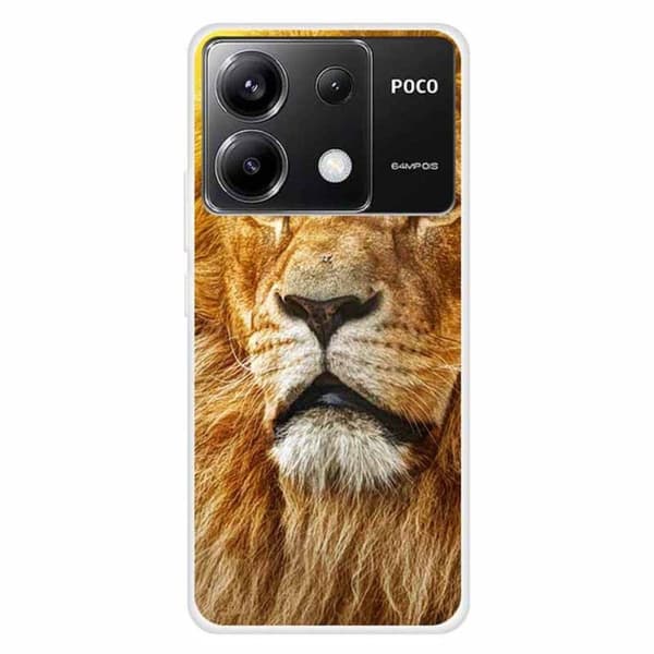 Imagine Xiaomi Redmi Note 13 Pro 5G  / Xiaomi Poco X6 deksel - Løve Brown