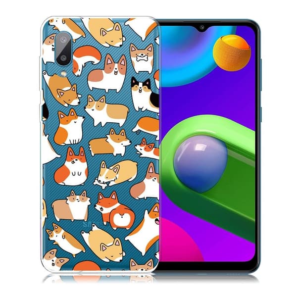 Deco Samsung Galaxy M02 / Samsung Galaxy A02 cover - Corgi Multicolor