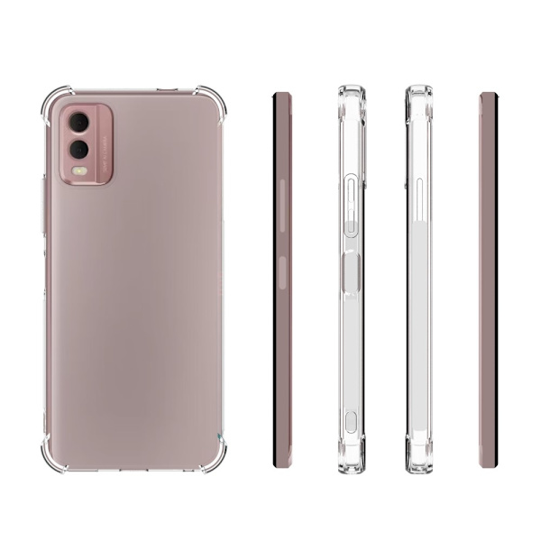 Lux-Case Airbag-deksel for Nokia C32 Transparent