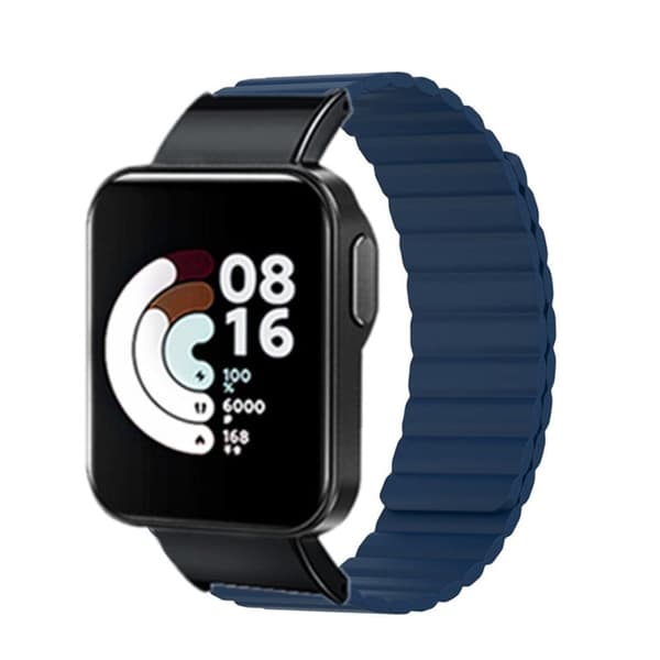 Xiaomi Mi Watch Lite / Redmi Watch klockarmband i silikon - Mörkblå Blå