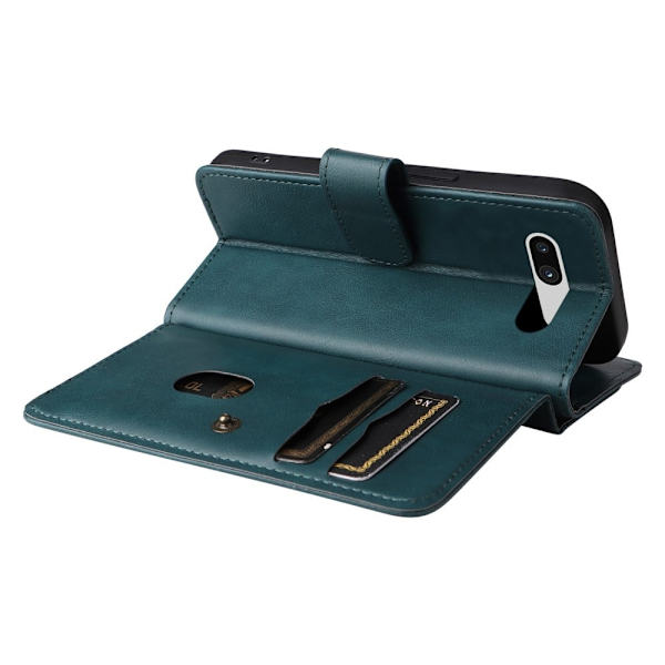 Google Pixel 7a etui med pung & 10 kortpladser - Grøn Green