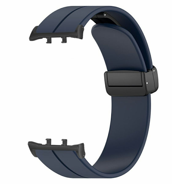 Honor Watch 5 Armband Silikonklockarmband med Magnetiskt Fällbart Lås - Midnattsblå Blå