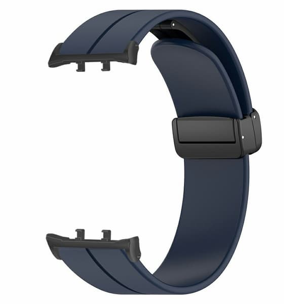 Honor Watch 5 Armbånd Silikonklokkerem med magnetisk sammenleggbar lås - Midnattsblå Blue