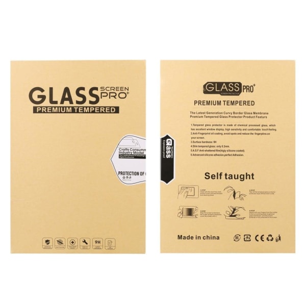 iPad 10.2 (2021) / (2020) / (2019) 2.5D arc edge tempered glass screen protector Transparent