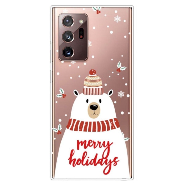 Christmas Samsung Galaxy Note 20 Ultra case - Merry Holidays White
