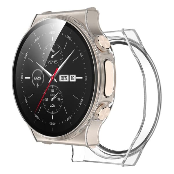 Huawei Watch GT 2 Pro glänsande skydd med härdat glas - Transparent Transparent