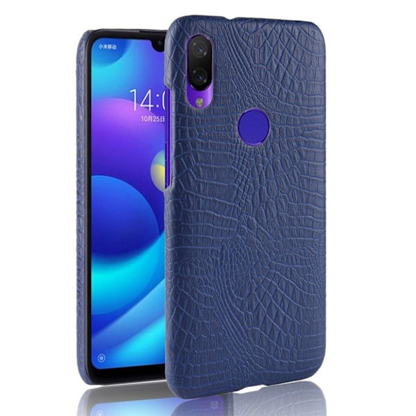 Croco etui - Xiaomi redmi Note 7 / Note 7S - Dark Blue Blue