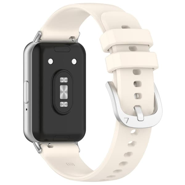 Samsung Galaxy Fit3 Watch Band Blødt Silikone Strap Replacement - Stjernelys White