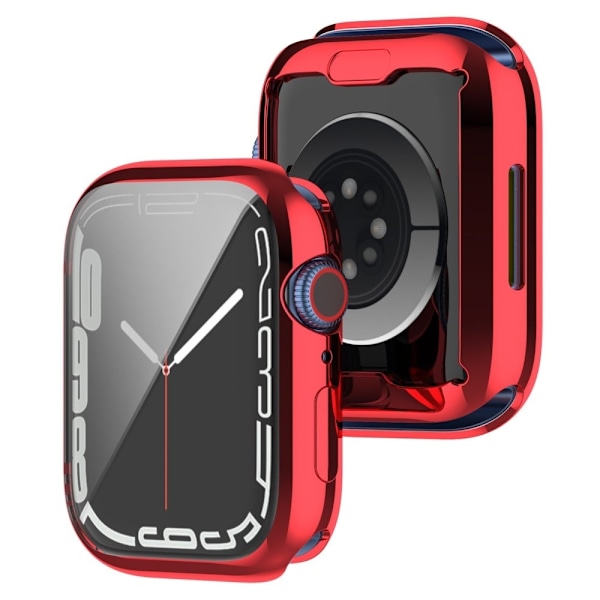 Apple Watch (41mm) tyylikäs TPU-suojus - Punainen Red
