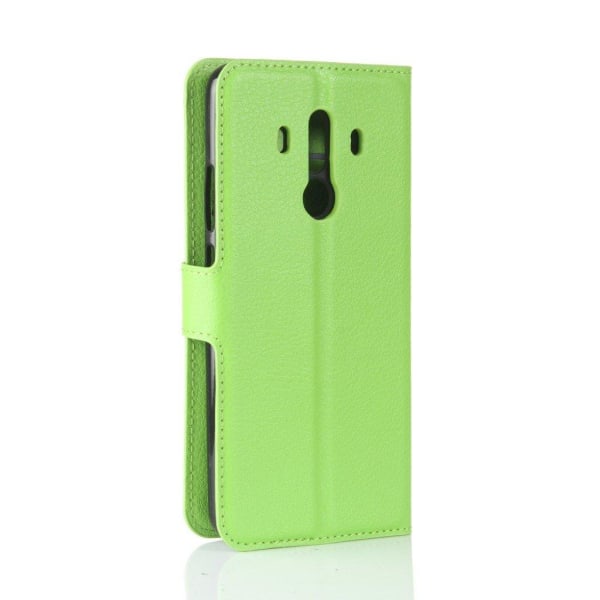 Huawei Mate 10 Pro Stilrent skinn fodral - Grön Grön