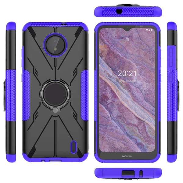 Kickstand-cover med magnetplade til Nokia C10 / C20 - Lilla Purple
